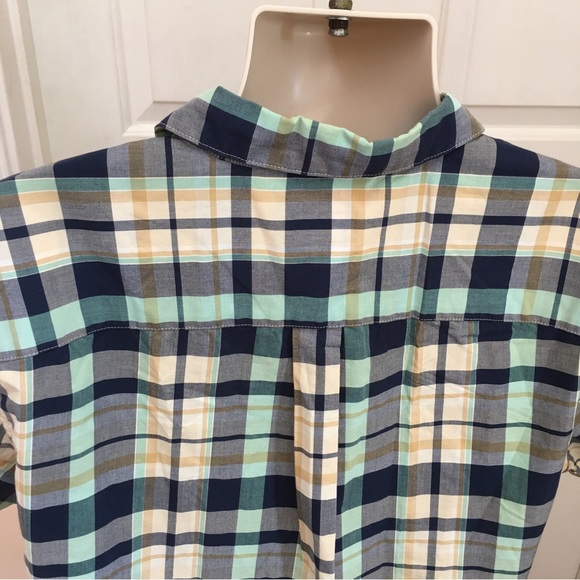 Patagonia Organic  Cotton Plaid Mens Button Up Short Sleeve Shirt XL - Picture 4 of 8